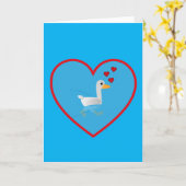 I'm Quackers for you カード (黄色い花)