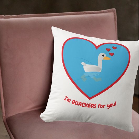 I'm Quackers for you クッション