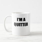 IM QUITTER.png コーヒーマグカップ (左)