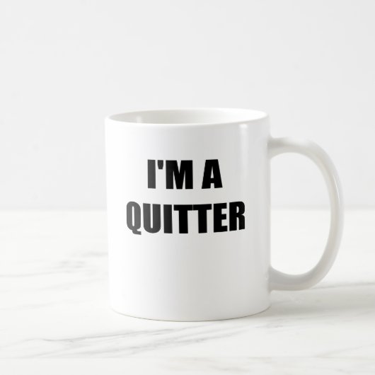 IM QUITTER.png コーヒーマグカップ (右)
