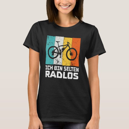 I'm rarely bikeless funny cyclist bike wheel tシャツ (正面)