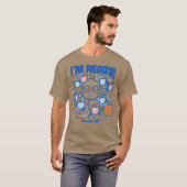 Im Ready Coffee Octopus Blue by Tobe Fonseca Tシャツ (正面フル)
