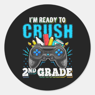 I'm Ready to Crush 2級新学期ビデオ ラウンドシール