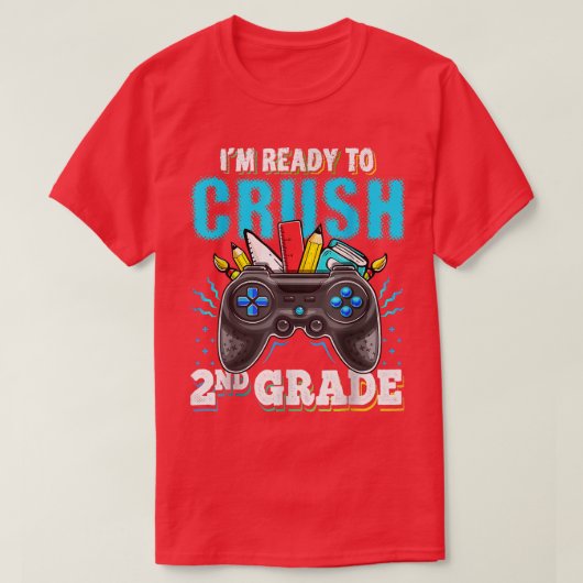 I'm Ready to Crush 2級新学期ビデオ  Tシャツ (デザイン正面)