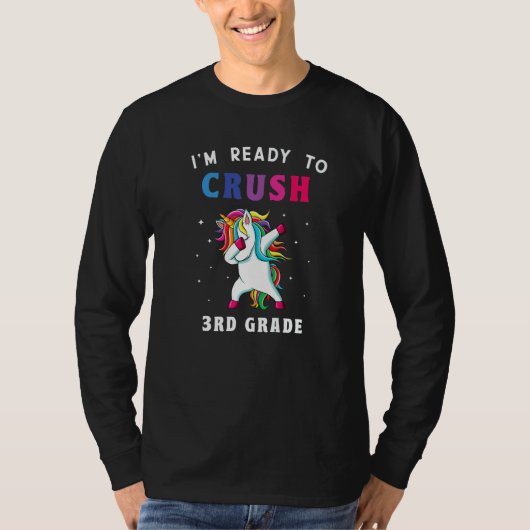 I'm Ready To Crush 3rd Grade Back To School Girls  Tシャツ (正面)