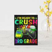 I'm Ready To Crush 3rd Grade Ck To School Video Ga カード (黄色い花)