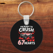 I'm Ready To Crush 67 Hearts Truck 7 6 Valentines  キーホルダー (正面)