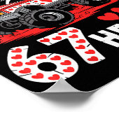 I'm Ready To Crush 67 Hearts Truck 7 6 Valentines ポスター (角)