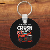 I'm Ready To Crush 67 Hearts Truck Valentines Day キーホルダー (正面)