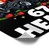 I'm Ready To Crush 67 Hearts Truck Valentines Day  ポスター (角)