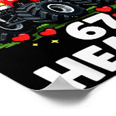 I'm Ready To Crush 67 Hearts Truck Valentines Day  ポスター (角)