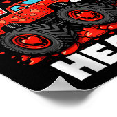 I'm Ready To Crush 67 Hearts Truck Valentines Day  ポスター (角)