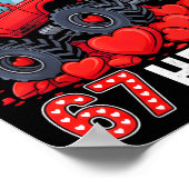 I'm Ready To Crush 67 Hearts Truck Valentines Day  ポスター (角)