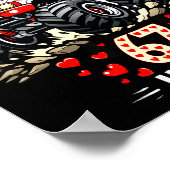 I'm Ready To Crush 67 Hearts Truck Valentines Day  ポスター (角)