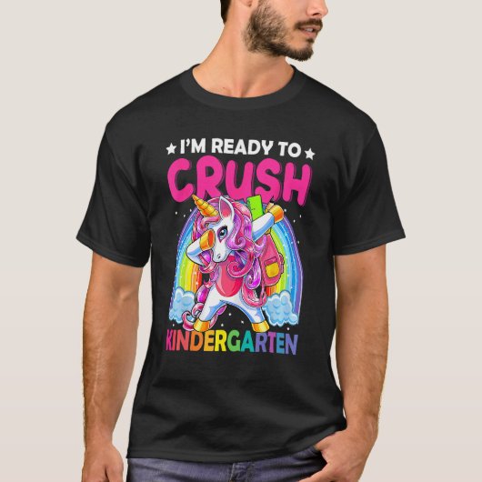 I'm Ready To Crush Kindergarten Back To School Uni Tシャツ (正面)
