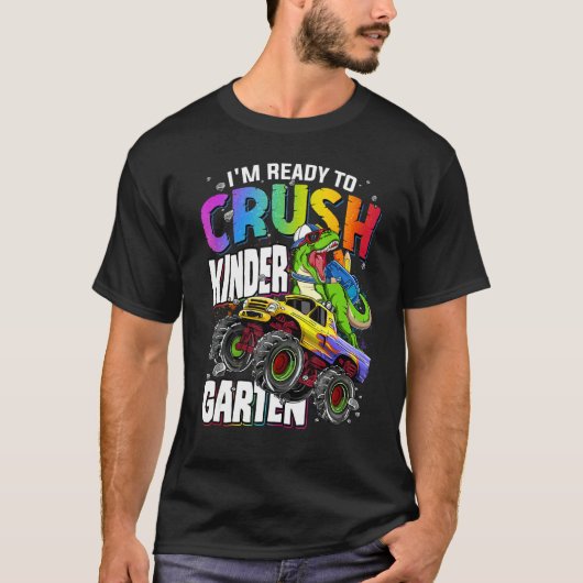 I'm Ready To Crush Kindergarten Dinosaur Boys Back Tシャツ (正面)