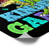 I'm Ready To Crush Kindergarten Dinosaur Ck To Sch ポスター (角)