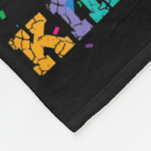 I'm Ready To Crush Kindergarten Monster Truck Dino フリースブランケット (角)