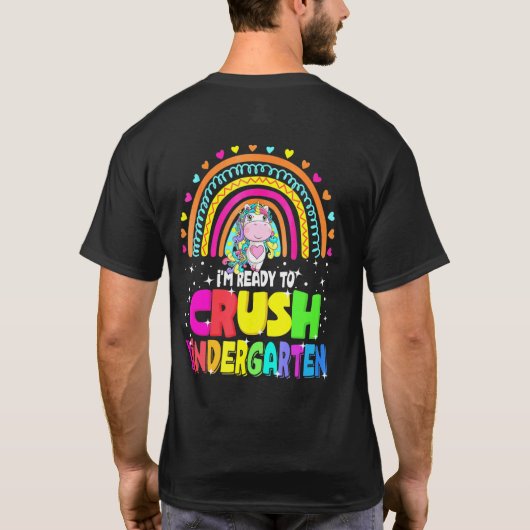 Im Ready To Crush Kindergarten Team For Boy Girl K Tシャツ (裏面)