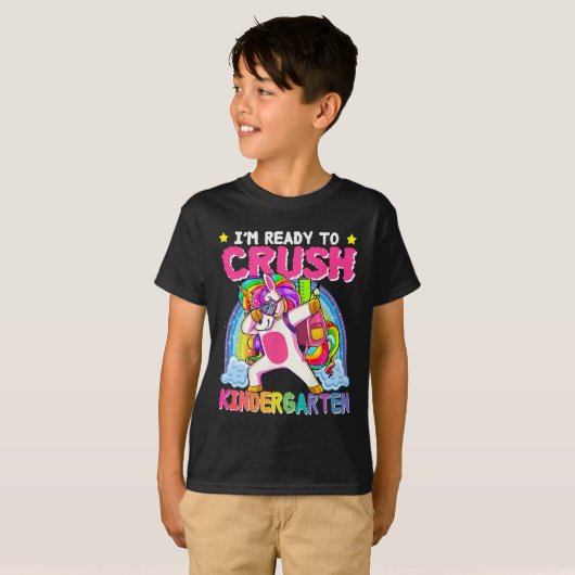 I'm Ready To Crush Kindergarten Unicorn First Day  Tシャツ (正面フル)