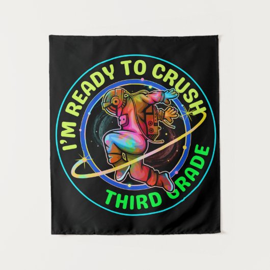 I'm ready to crush third grade タペストリー (正面)