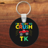 I'm Ready To Crush Tk Dinosaur Back To School Funn キーホルダー (正面)