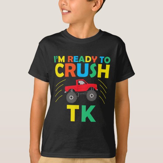 I'm Ready To Crush Tk Dinosaur Back To School Funn Tシャツ (正面)