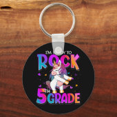 I'm Ready To Rock 5年生ユニコーン新学期 キーホルダー (裏面)