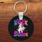 I'm Ready To Rock 5年生ユニコーン新学期 キーホルダー (正面)