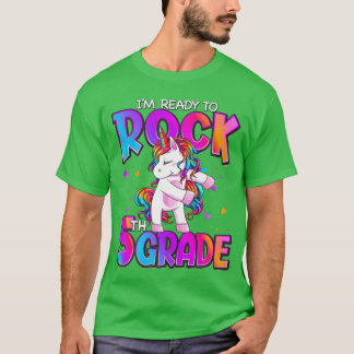 Im Readyo Rock 5th Grade Unicorn Backo gift Tシャツ