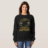 I'm Really A Capybara Capybaras Lovers スウェットシャツ (正面フル)