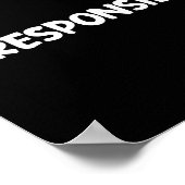 I'm Resnsible Funny Ity Character Reference  ポスター (角)
