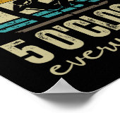 I'm Retired It's 5 O'clock Everywhere Funny Retire ポスター (角)