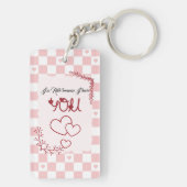 I'm Rich Because I Have You Valentine's Acrylic キーホルダー (裏面)