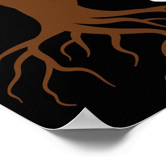 I'm Rooting You - Thumbs Up Roots Art ポスター (角)