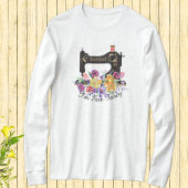 I'm Sewフローラファンシーヴィンテージ裁縫機 Tシャツ