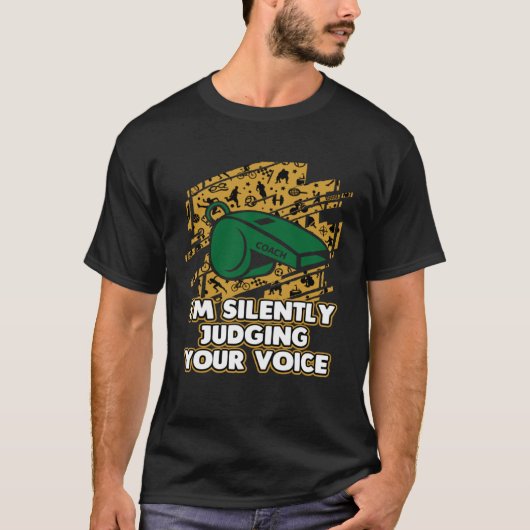 Im Silently Judging Your Voice  Vocal Coach Humor Tシャツ (正面)