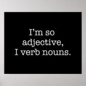 I'm So Adjective ポスター (正面)