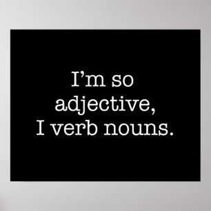 I'm So Adjective ポスター
