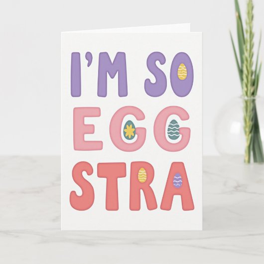 Im So Egg Stra Message Card カード (正面)