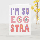 Im So Egg Stra Message Card カード (黄色い花)