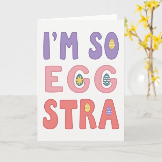 Im So Egg Stra Message Card カード (黄色い花)
