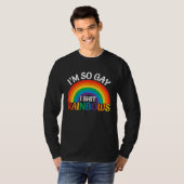 I'm So Gay  Gay Pride  LGBT Rainbow  Pride Month 2 Tシャツ (正面フル)