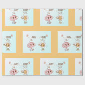 I'm So Happy We Are Friends Serotonin ラッピングペーパー (フラット)