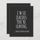 I'm So Jealous You're Leaving サンキューカード (正面/裏面)
