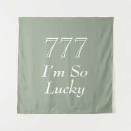 I'm So Lucky 777 Angel Number Tapestry タペストリー