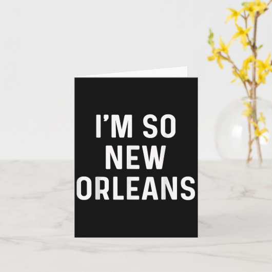 Im So New Orleans  カード (黄色い花)