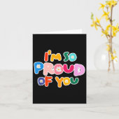 Im So Of 誇りを持った You – 学校のモチベーションと卒業生 カード (黄色い花)