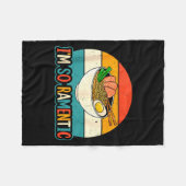 I'm So Ramentic - Matching Couple Ramen Noodles Lo フリースブランケット (正面(横))