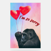 "I'm so sorry" アクリルサイン (正面)